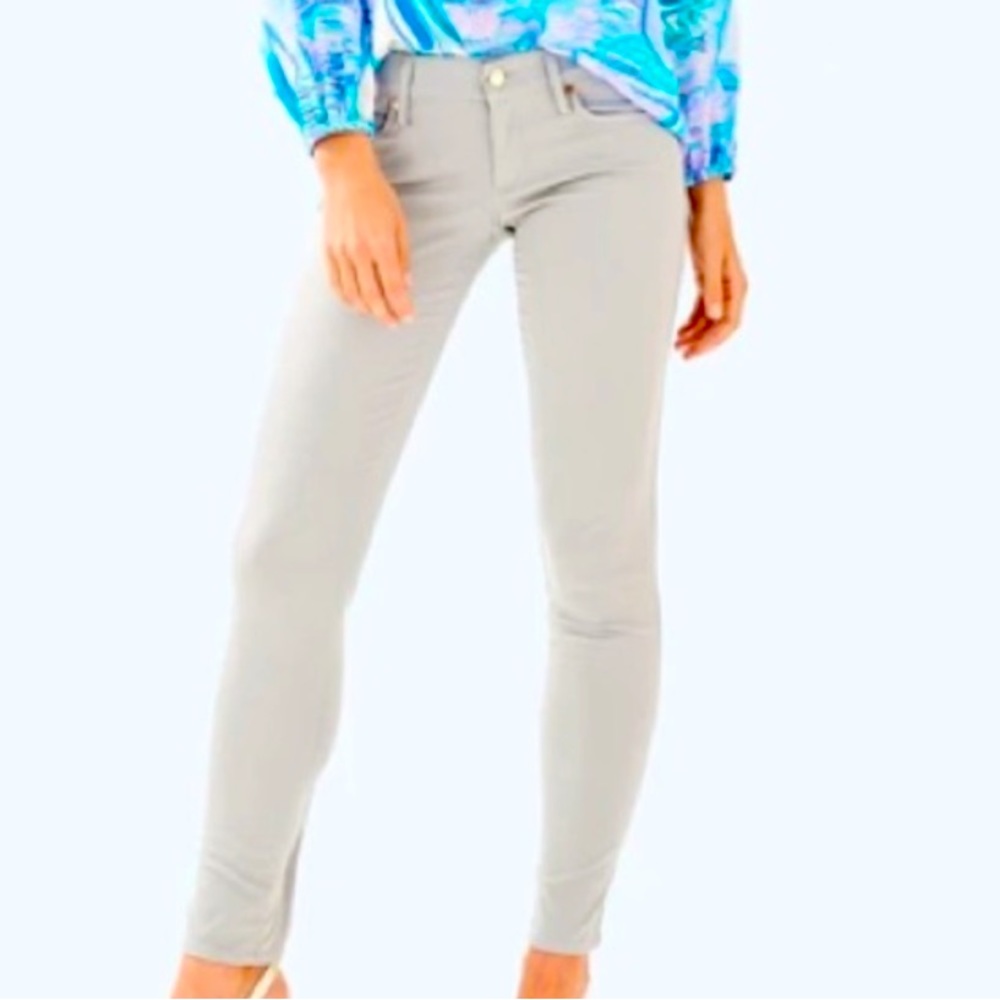 [Lilly Pulitzer] Worth Skinny Jeans in Grey